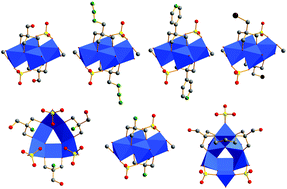 Graphical abstract: Functional polyoxometalates from solvothermal reactions of VOSO4 with tripodal alkoxides – a study on the reactivity of different “tris” derivatives