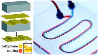 Graphical abstract: Coated and uncoated cellophane as materials for microplates and open-channel microfluidics devices