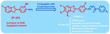 Graphical abstract: 2-Arylaminobenzothiazole-arylpropenone conjugates as tubulin polymerization inhibitors
