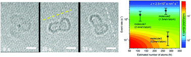 Graphical abstract: Direct imaging of rotating molecules anchored on graphene