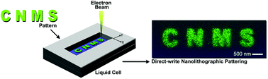 Graphical abstract: Direct-write liquid phase transformations with a scanning transmission electron microscope