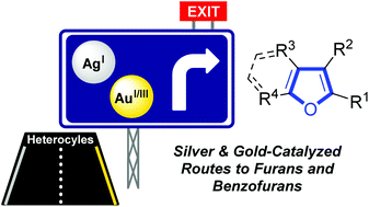 Graphical abstract: Silver & gold-catalyzed routes to furans and benzofurans