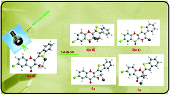 Graphical abstract: Photo-reorganization of 3-alkoxy-6-chloro-2-(benzo[b]thiophen-2-yl)-4H-chromen-4-ones: a green and convenient synthesis of angular pentacyclics