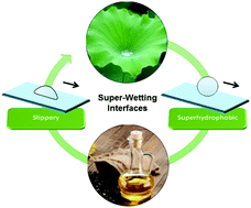 Graphical abstract: Fluorine-free superwetting systems: construction of environmentally friendly superhydrophilic, superhydrophobic, and slippery surfaces on various substrates