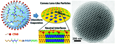 Graphical abstract: Fabrication of convex lens-shaped polymer particles by tuning the interfacial interaction