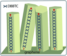 Graphical abstract: Vertically grown nanowire crystals of dibenzotetrathienocoronene (DBTTC) on large-area graphene
