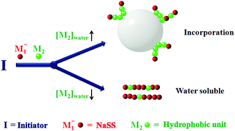 Graphical abstract: Fundamentals of chemical incorporation of ionic monomers onto polymer colloids: paving the way for surfactant-free waterborne dispersions