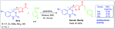 Graphical abstract: A facile access to novel heterocyclic analogues of chalcone from newly synthesized ketone containing isoxazole and a benzoxazinone ring