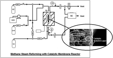 Graphical abstract: Performance of a nickel–alumina catalytic layer for simultaneous production and purification of hydrogen in a tubular membrane reactor