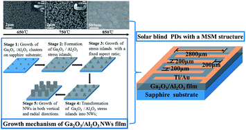 Graphical abstract: Solar-blind photodetector based on Ga2O3 nanowires array film growth from inserted Al2O3 ultrathin interlayers for improving responsivity