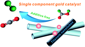 Graphical abstract: Single component gold on protonated titanate nanotubes for surface-charge-mediated, additive-free dehydrogenation of formic acid into hydrogen