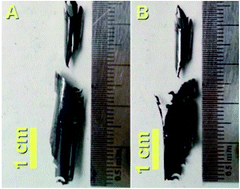 Graphical abstract: cm-Length free-standing Fe3C-filled thin graphite-like films and buckypaper-like films with high smoothness