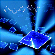 Graphical abstract: Highly-emissive solution-grown furan/phenylene co-oligomer single crystals