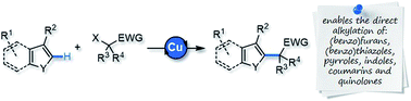 Graphical abstract: Copper-catalyzed direct alkylation of heteroarenes