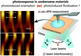 Graphical abstract: A comparative study of photoinduced deformation in azobenzene containing polymer films