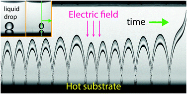 Graphical abstract: Electric field makes Leidenfrost droplets take a leap