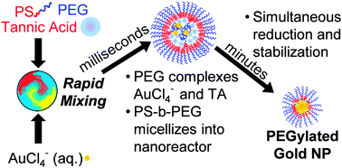 Graphical abstract: Efficient preparation of size tunable PEGylated gold nanoparticles