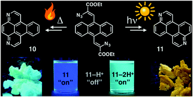 Graphical abstract: A new approach to polycyclic azaarenes: visible-light photolysis of vinyl azides in the synthesis of diazabenzopyrene and diazaperylene