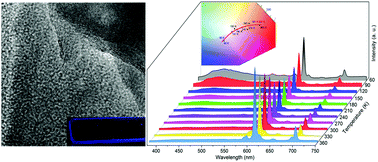 Graphical abstract: Optical thermometry of MoS2:Eu3+ 2D luminescent nanosheets