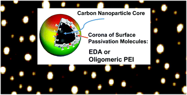 Graphical abstract: Photoexcited state properties of carbon dots from thermally induced functionalization of carbon nanoparticles