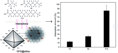 Graphical abstract: The adsorption behavior and mechanism of perfluorochemicals on oxidized fluorinated graphene sheets supported on silica