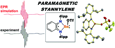 Graphical abstract: Reactivity of heavy carbene analogues towards oxidants: a redox active ligand-enabled isolation of a paramagnetic stannylene
