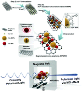 Graphical abstract: Magneto-optically active magnetoplasmonic graphene