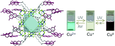 Graphical abstract: Reversible photoreduction of Cu(ii)–coumarin metal–organic polyhedra