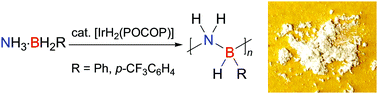 Graphical abstract: Boron–nitrogen main chain analogues of polystyrene: poly(B-aryl)aminoboranes via catalytic dehydrocoupling