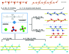 Graphical abstract: Diverse binding of important anions in 1-D tricopper anion coordination polymer (ACP) architectures