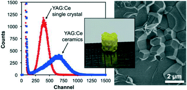 Graphical abstract: First 3D-printed complex inorganic polycrystalline scintillator