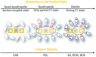 Graphical abstract: Symmetry-breaking charge transfer in the excited state of directly linked push–pull porphyrin arrays