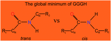 Graphical abstract: Identification of the protonation site of gaseous triglycine: the cis-peptide bond conformation as the global minimum