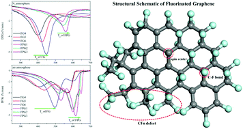 Graphical abstract: Characterization of the thermal/thermal oxidative stability of fluorinated graphene with various structures