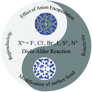 Graphical abstract: Reactivity and regioselectivity in Diels–Alder reactions of anion encapsulated fullerenes