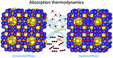 Graphical abstract: Thermodynamic evidence of flexibility in H2O and CO2 absorption of transition metal ion exchanged zeolite LTA