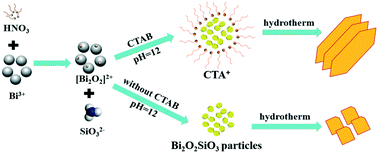 Graphical abstract: Synthesis and characterization of single-crystalline Bi2O2SiO3 nanosheets with exposed {001} facets