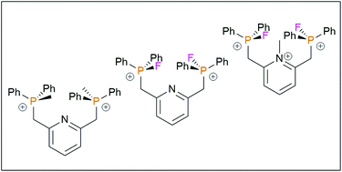 Graphical abstract: Metal-free pincer ligand chemistry polycationic phosphonium Lewis acids