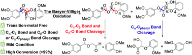 Graphical abstract: Highly effective C–C bond cleavage of lignin model compounds