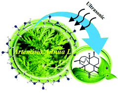 Graphical abstract: Ultrasonic assisted extraction of artemisinin from Artemisia Annua L. using monoether-based solvents