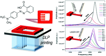 Graphical abstract: 3D printable light-responsive polymers