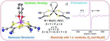 Graphical abstract: Mononuclear bis(dithiolene) Mo(iv) and W(iv) complexes with P,P; S,S; O,S and O,O donor ligands: a comparative reactivity study