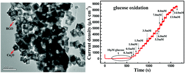 Graphical abstract: Facile growth of Cu2O hollow cubes on reduced graphene oxide with remarkable electrocatalytic performance for non-enzymatic glucose detection