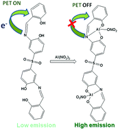 Graphical abstract: A two-pocket Schiff-base molecule as a chemosensor for Al3+
