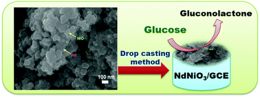 Graphical abstract: Facile synthesis of perovskite-type NdNiO3 nanoparticles for an effective electrochemical non-enzymatic glucose biosensor