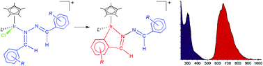 Graphical abstract: Preparation of metalated azine complexes of iridium(iii)