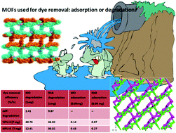 Graphical abstract: Two novel porous MOFs with square-shaped cavities for the removal of toxic dyes: adsorption or degradation?
