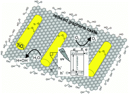 Graphical abstract: Improved electron–hole separation and migration in anatase TiO2 nanorod/reduced graphene oxide composites and their influence on photocatalytic performance