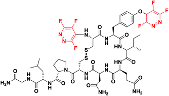 Graphical abstract: The application of perfluoroheteroaromatic reagents in the preparation of modified peptide systems