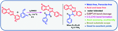 Graphical abstract: Regioselective oxidative cross-coupling of benzo[d]imidazo[2,1-b]thiazoles with styrenes: a novel route to C3-dicarbonylation